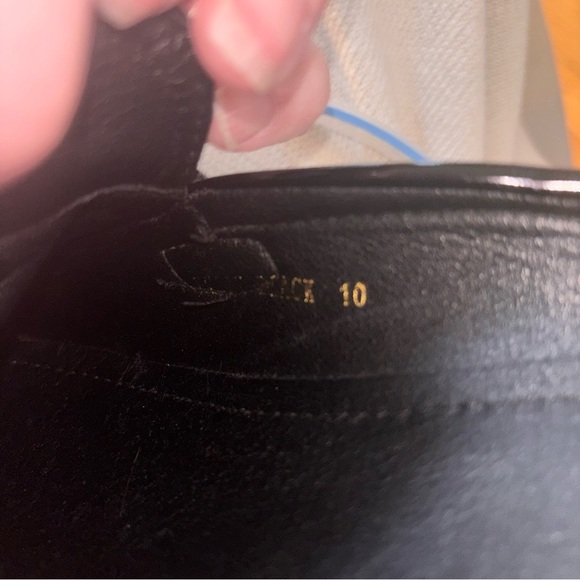 Azalea Wang Peggy Black Vegan Patent Leather Flatform Oxfords – Women’s Sz 10 - Picture 7 of 9